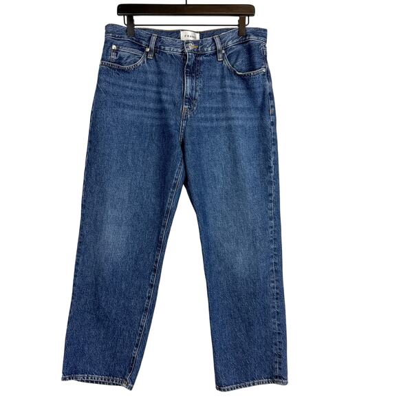 Frame Denim Denim - FRAME Denim The Hang High Rise Straight Leg Jeans 27” Blue - 29